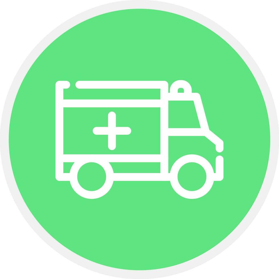 Ambulance Creative Icon Design vector