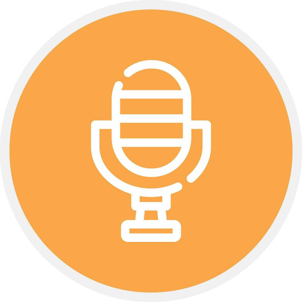 Microphone Creative Icon Design vector