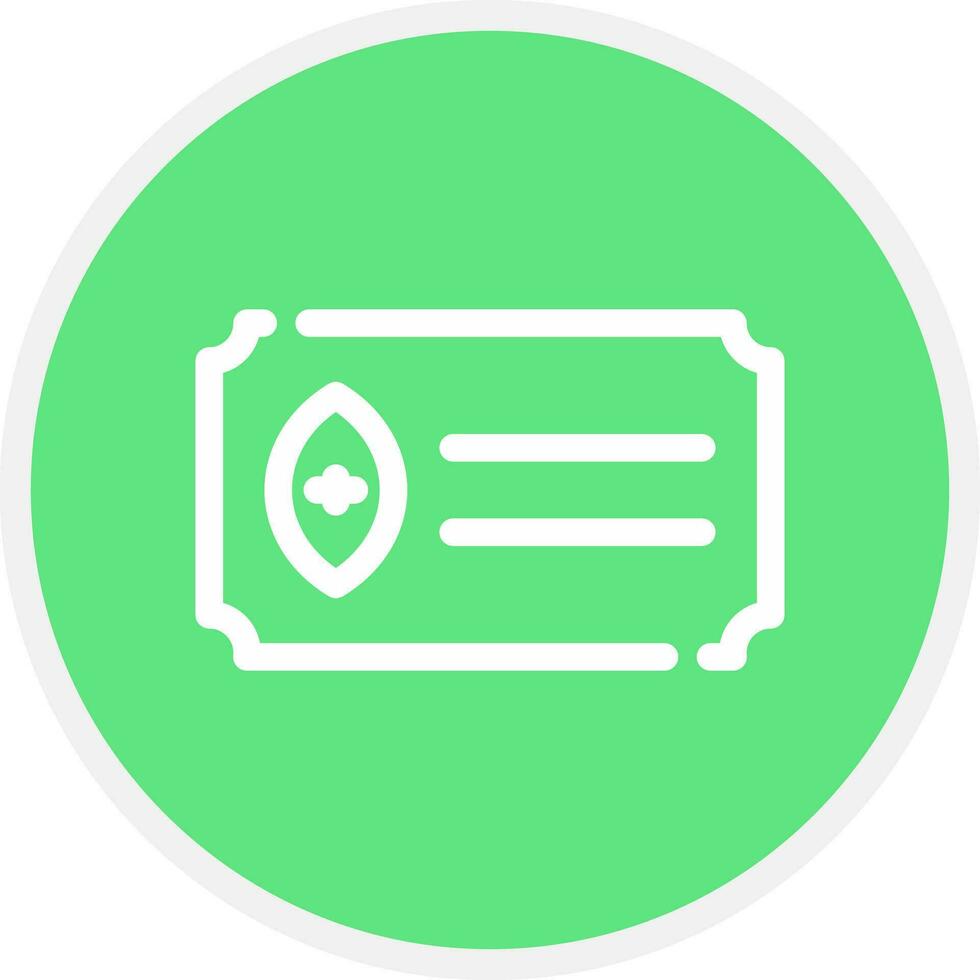 Ticket Creative Icon Design vector