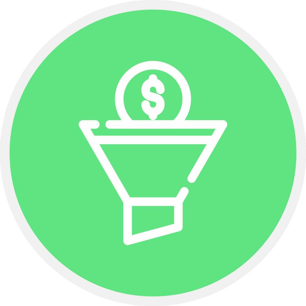 Funnel Creative Icon Design vector