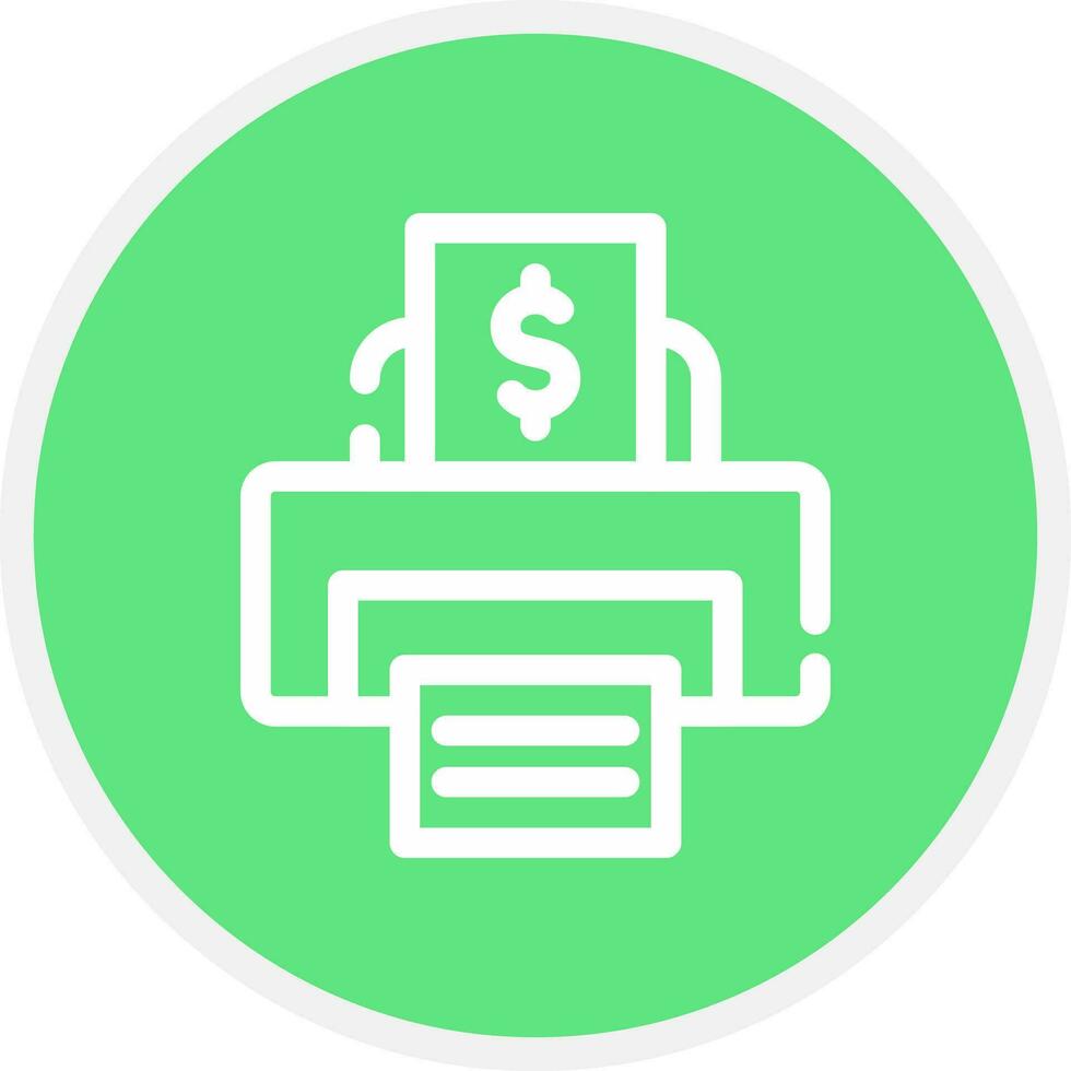 Printer Creative Icon Design vector