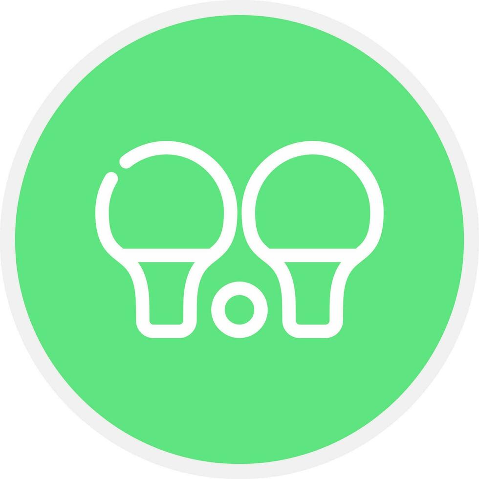 Ping Pong Creative Icon Design vector