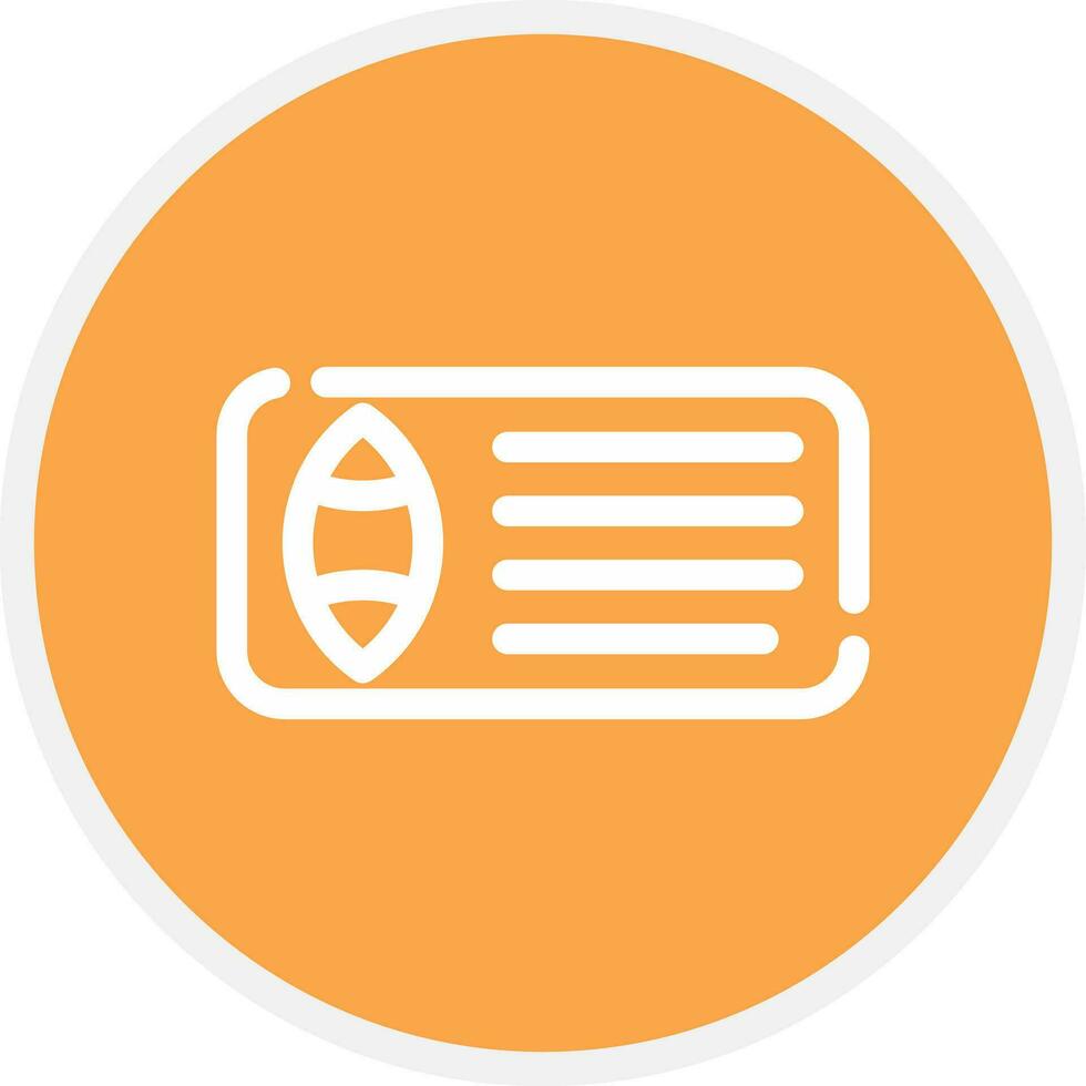 Ticket Creative Icon Design vector