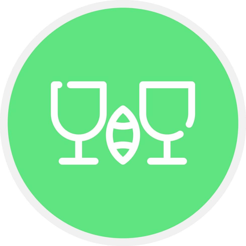 Glass and Football Creative Icon Design vector