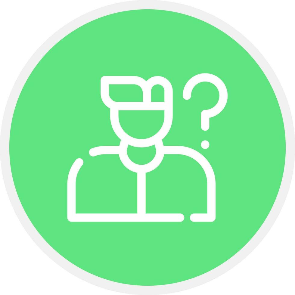 Question Creative Icon Design vector