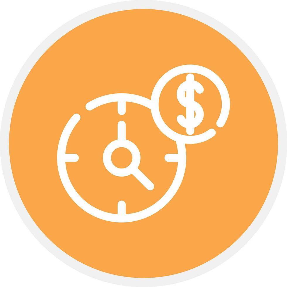 Time Is Money Creative Icon Design vector