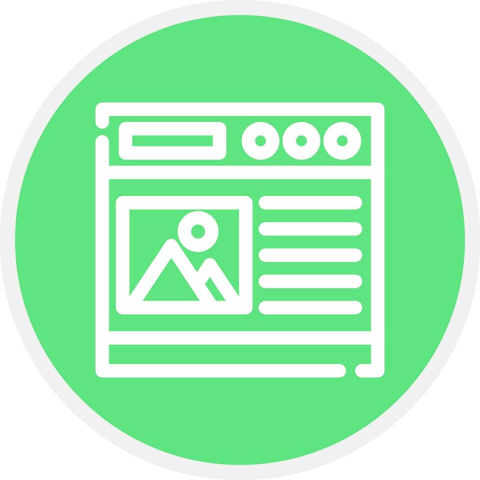 Content Creative Icon Design vector