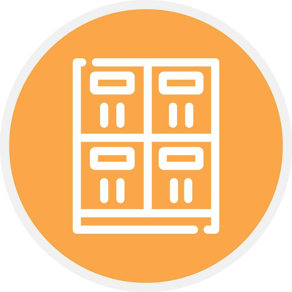 Lockers Creative Icon Design vector