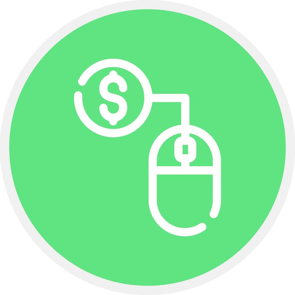 Pay Per Click Creative Icon Design vector