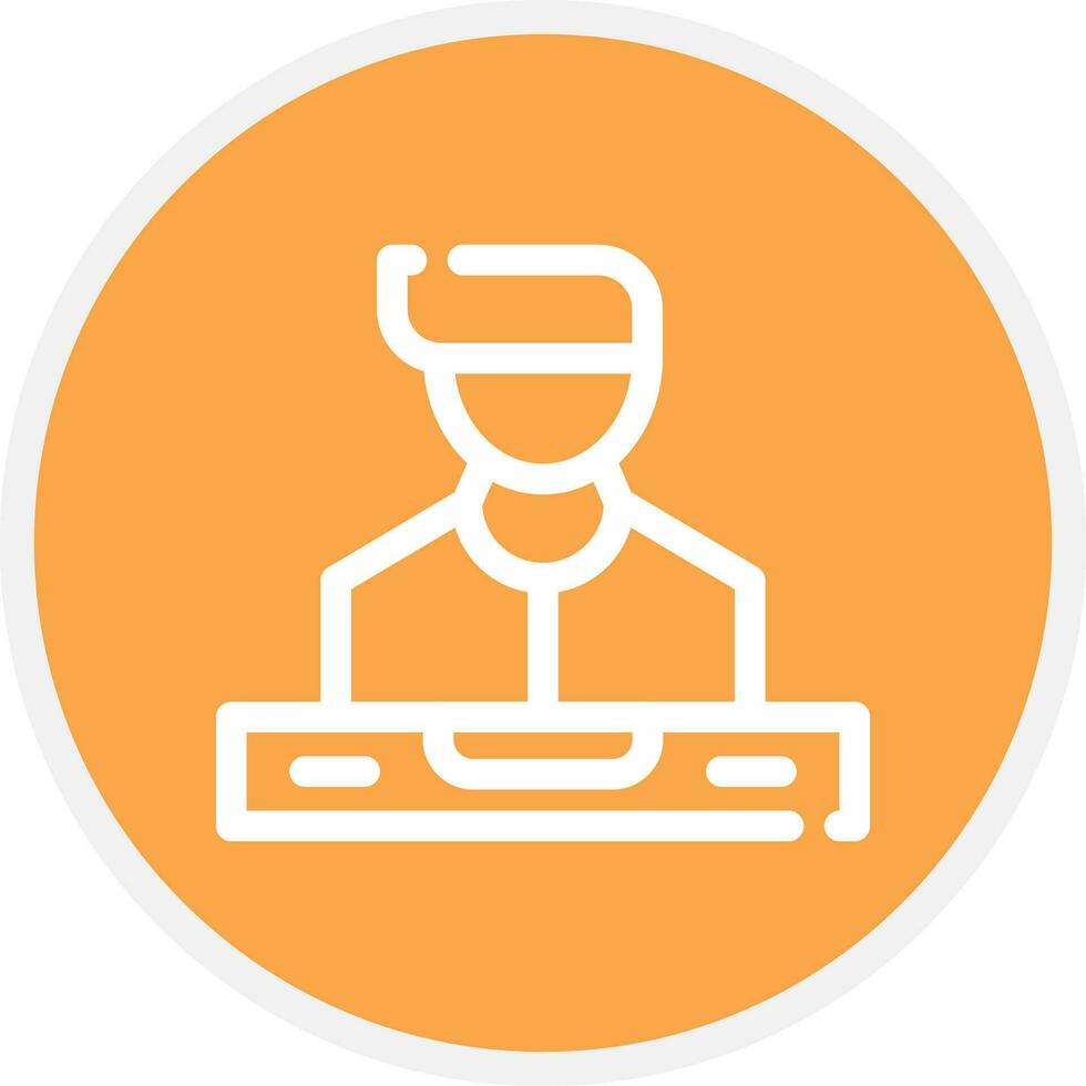 DJ Creative Icon Design vector