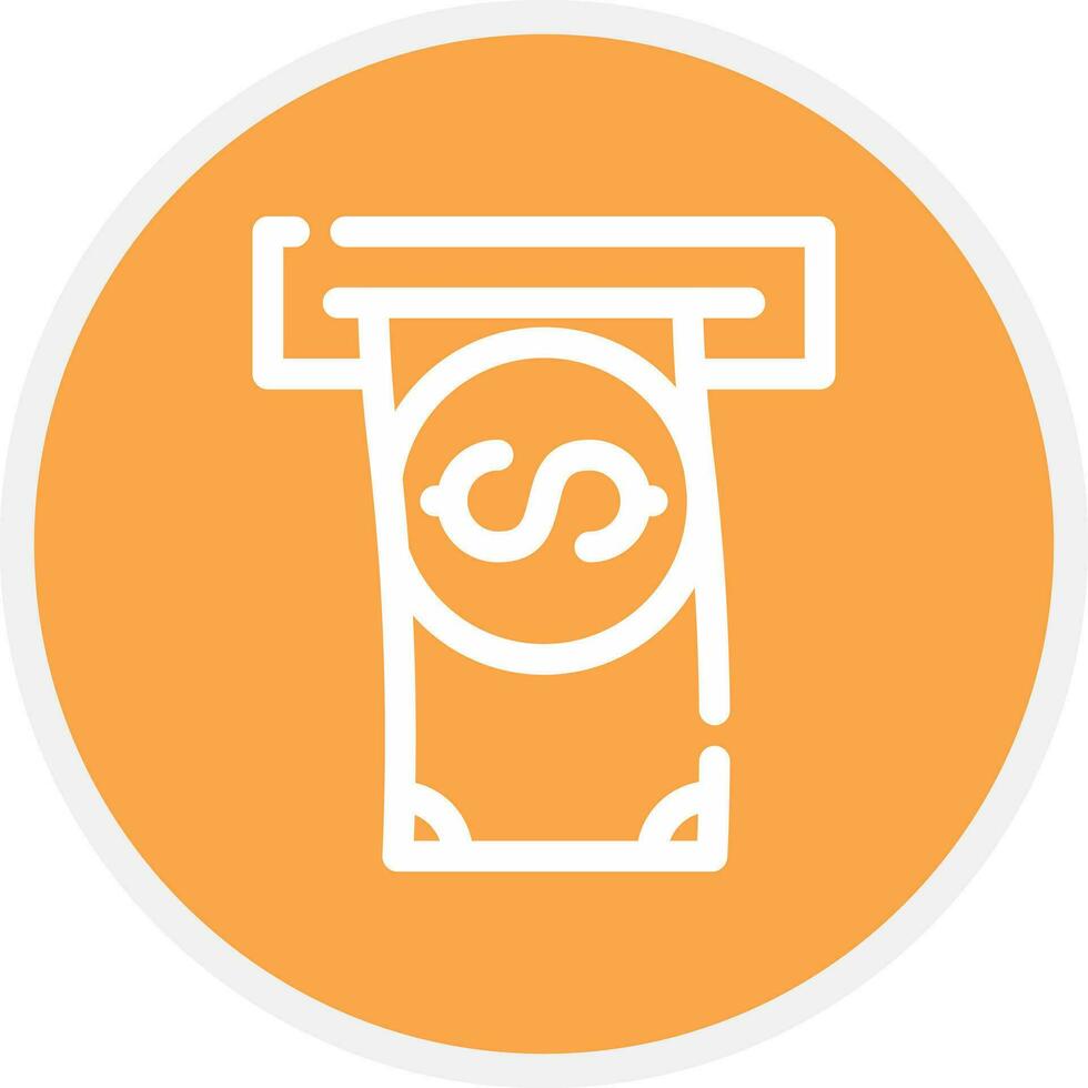 Withdrawal Creative Icon Design vector