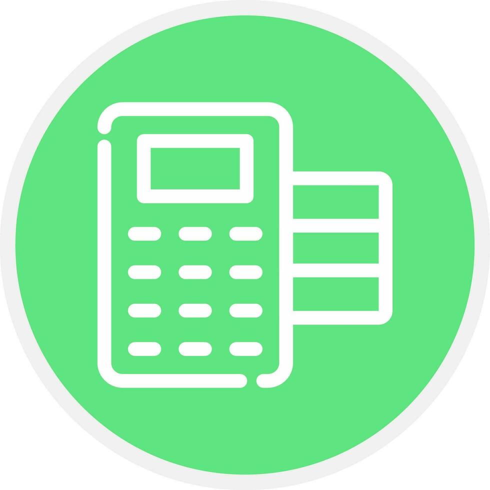 POS Terminal Creative Icon Design vector