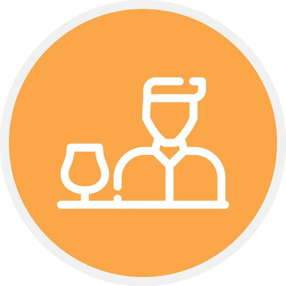 Bartender Creative Icon Design vector