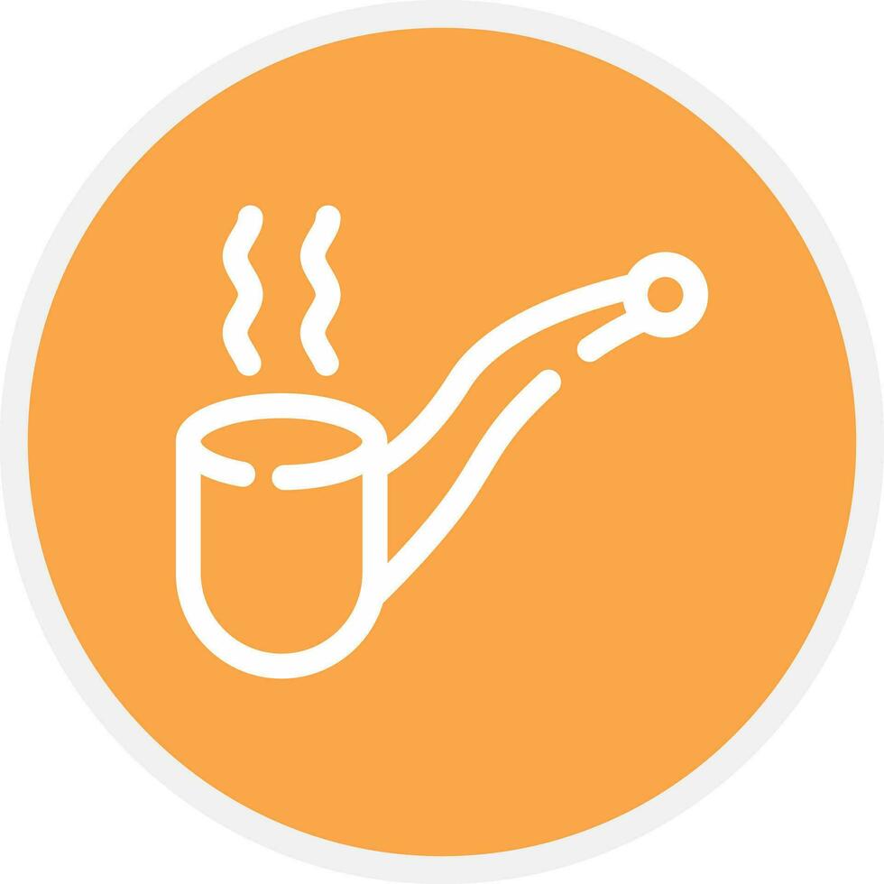 Pipe Cigar Creative Icon Design vector