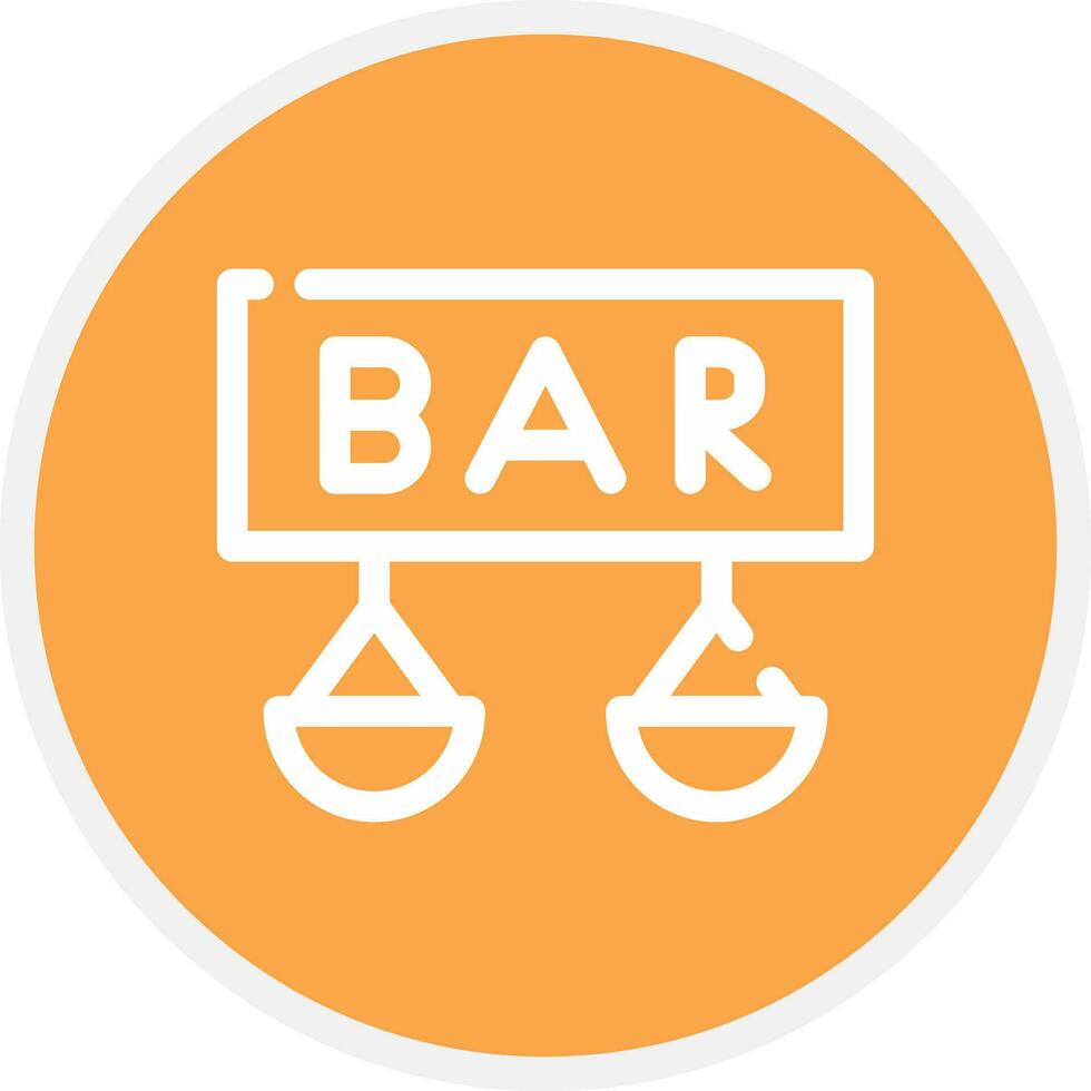 Bar Creative Icon Design vector