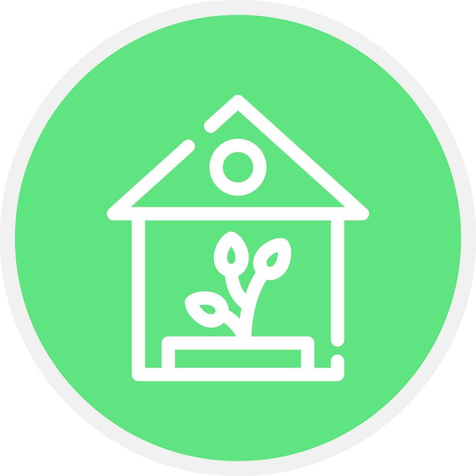 Greenhouse Creative Icon Design vector