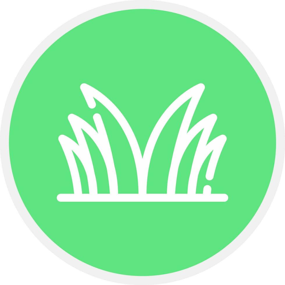 Grass Creative Icon Design vector