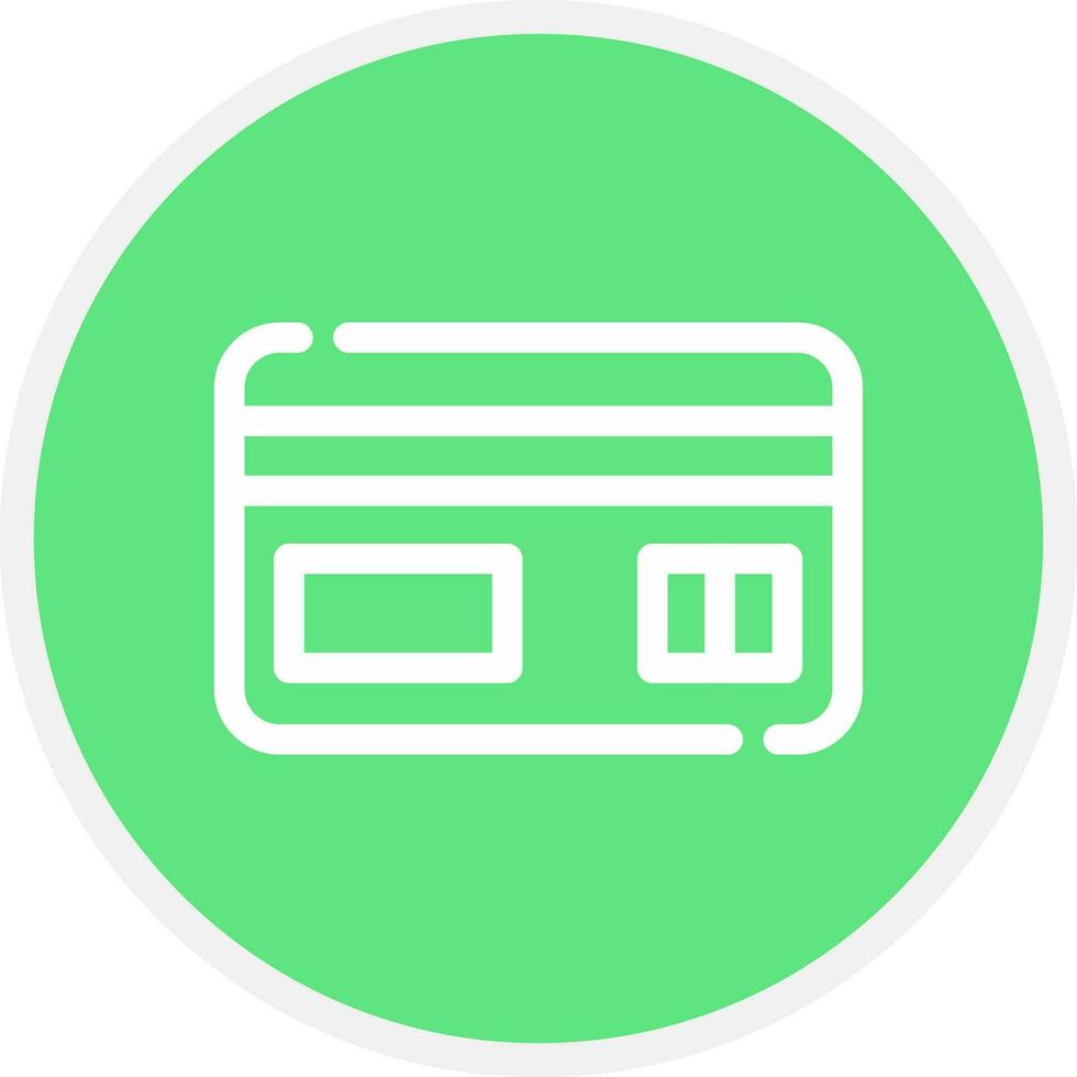 Credit Card Creative Icon Design vector