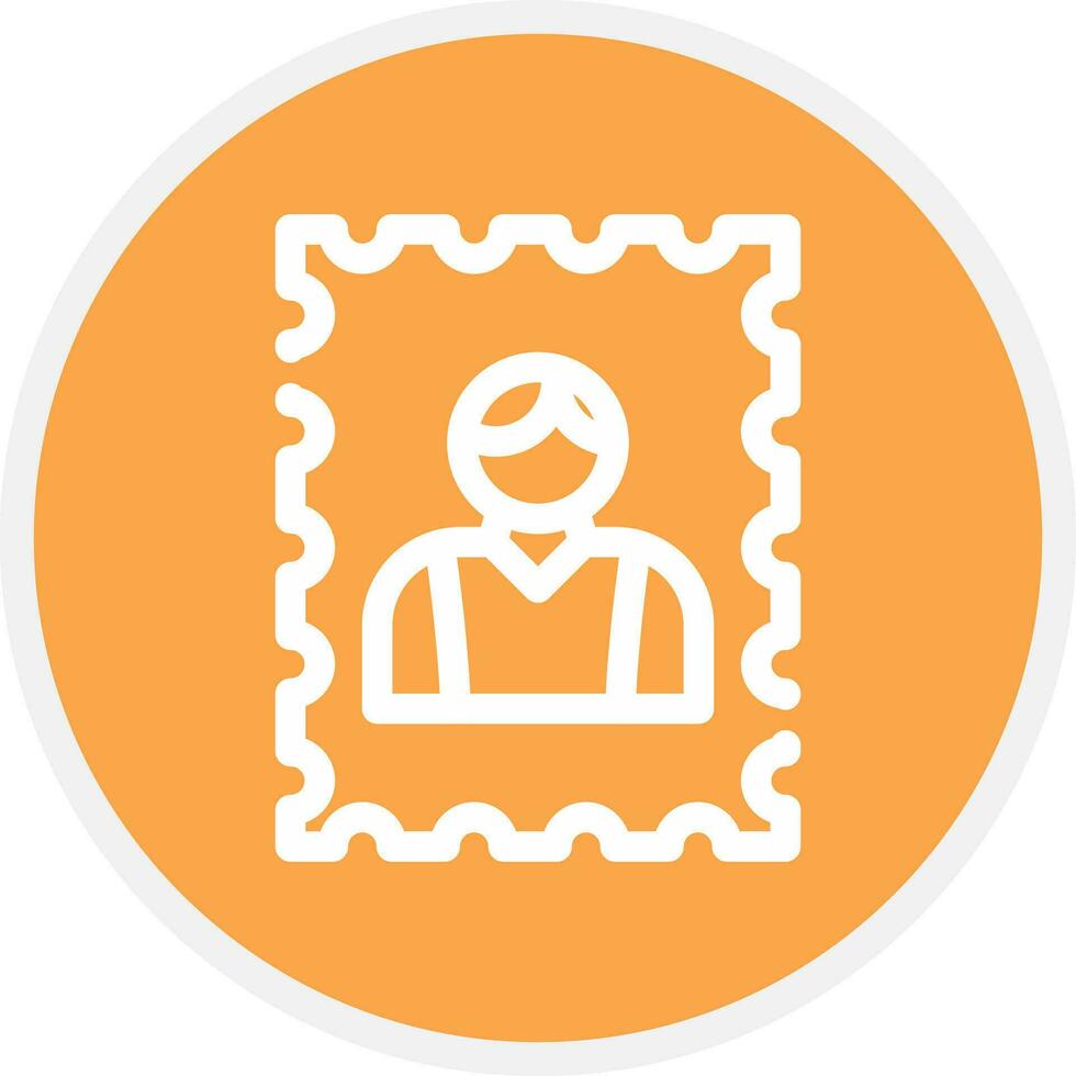 Stamp picture Creative Icon Design vector
