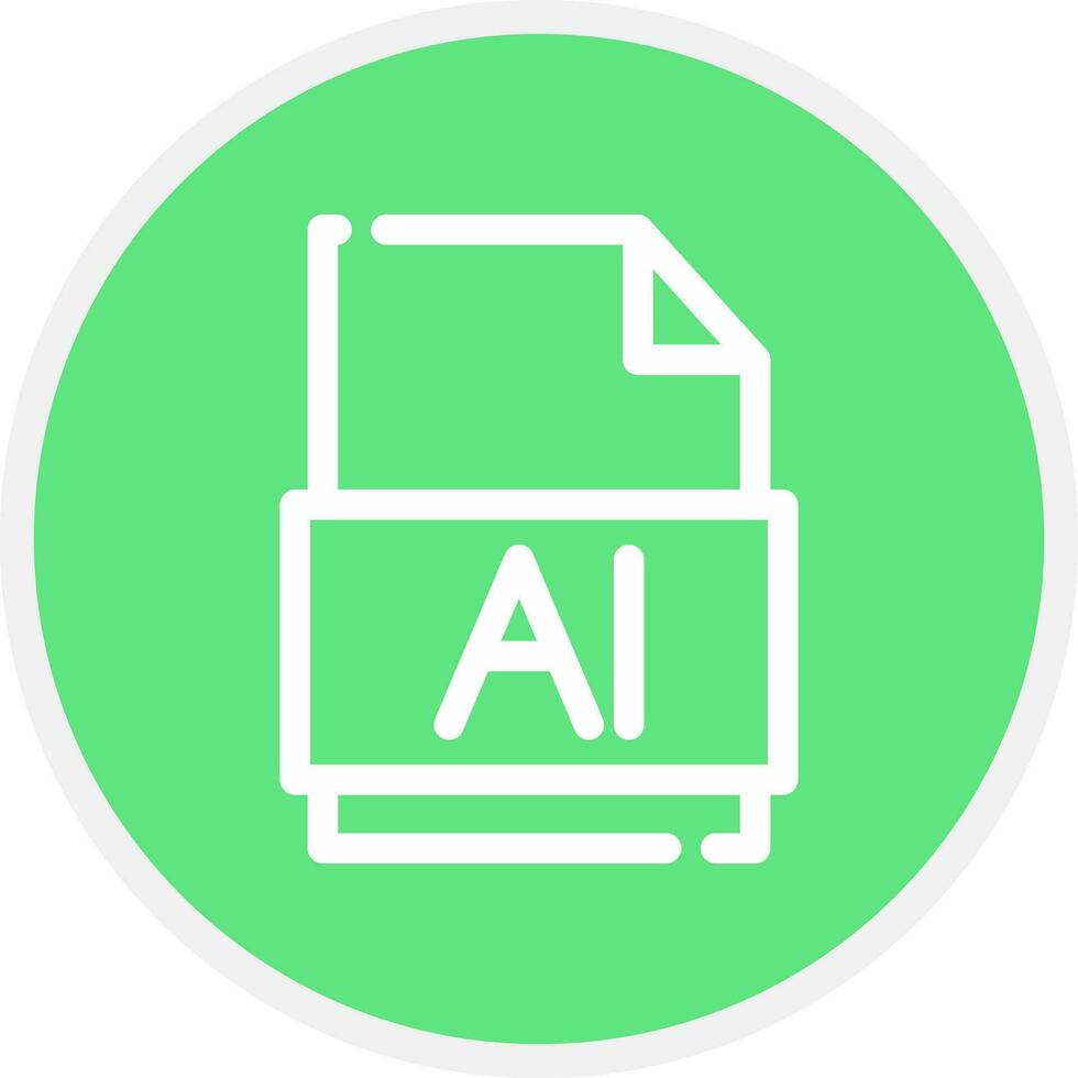 Ai File Creative Icon Design vector