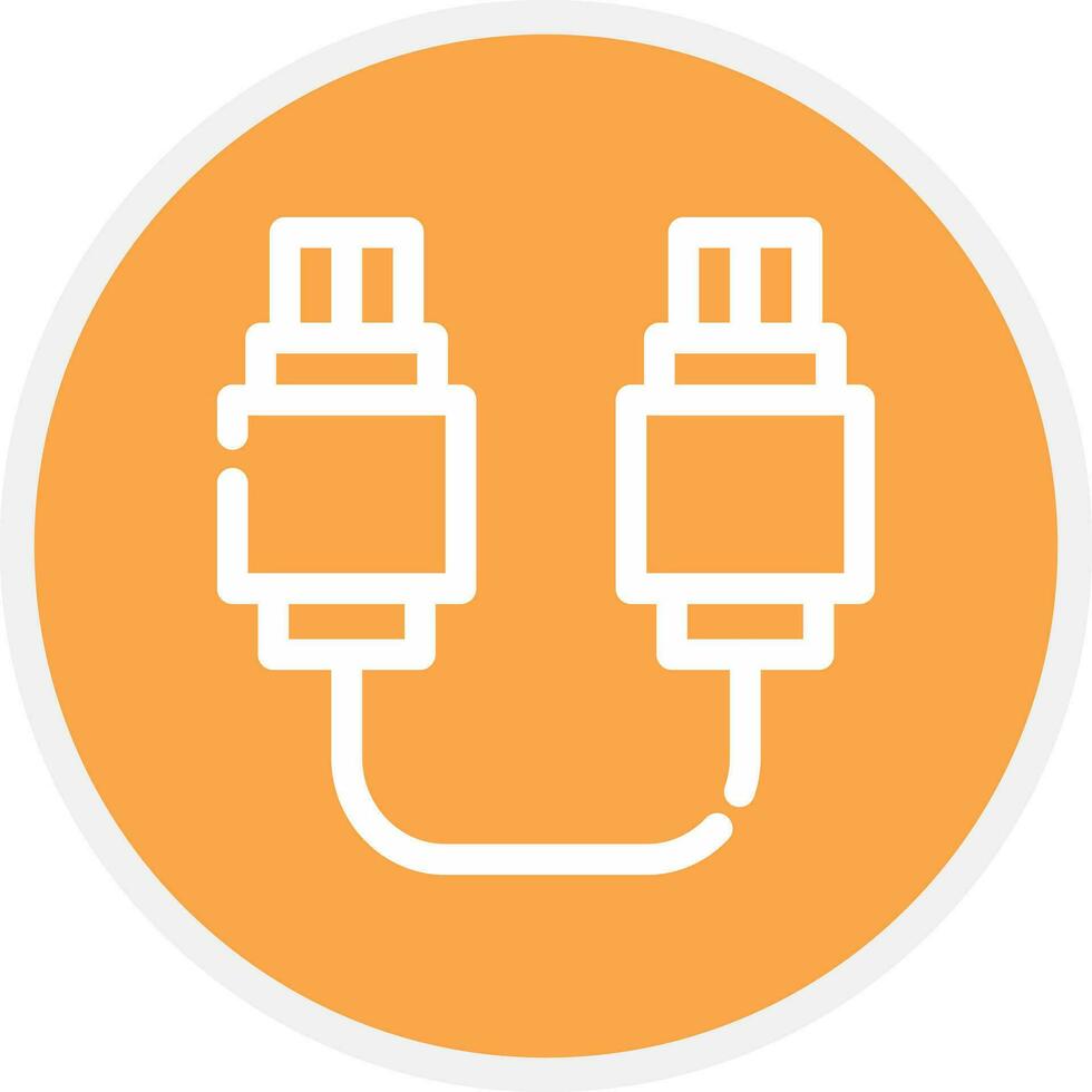 Usb Connection Creative Icon Design vector