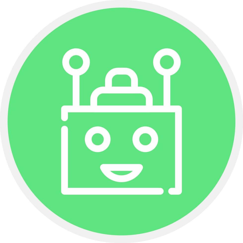 Chatbot Creative Icon Design vector
