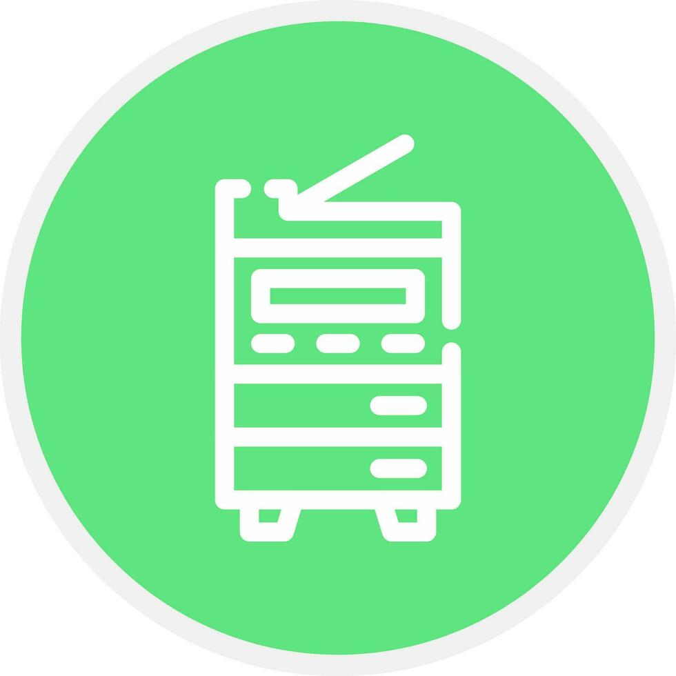 Photocopier Creative Icon Design vector