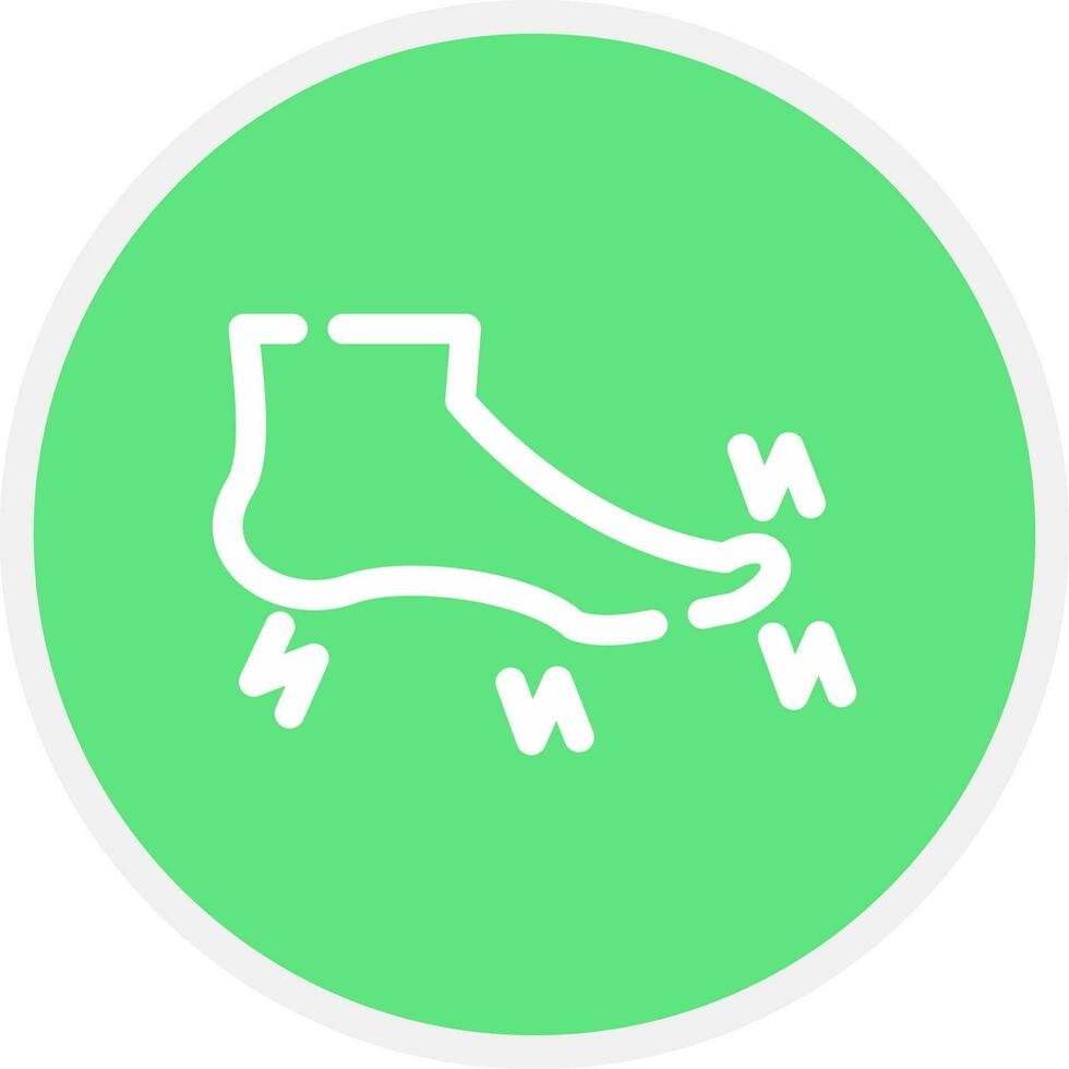 Foot Creative Icon Design vector