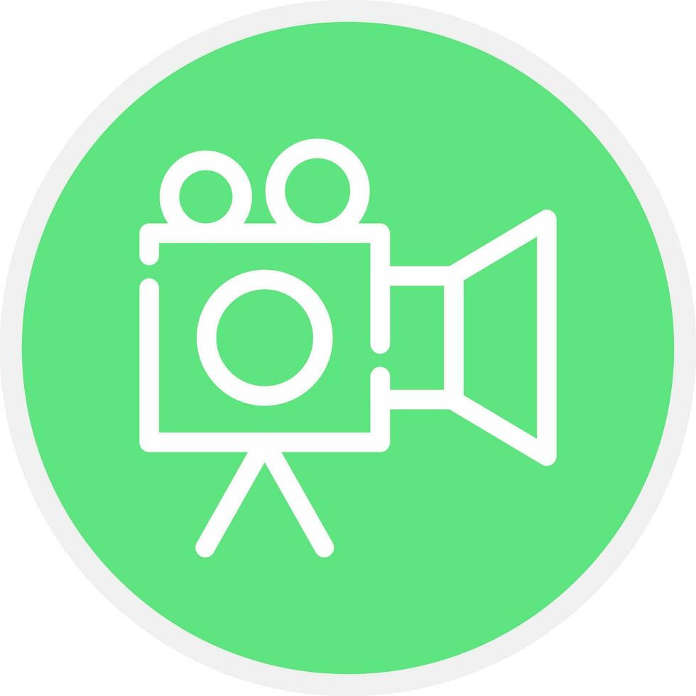 Video Camera Creative Icon Design vector