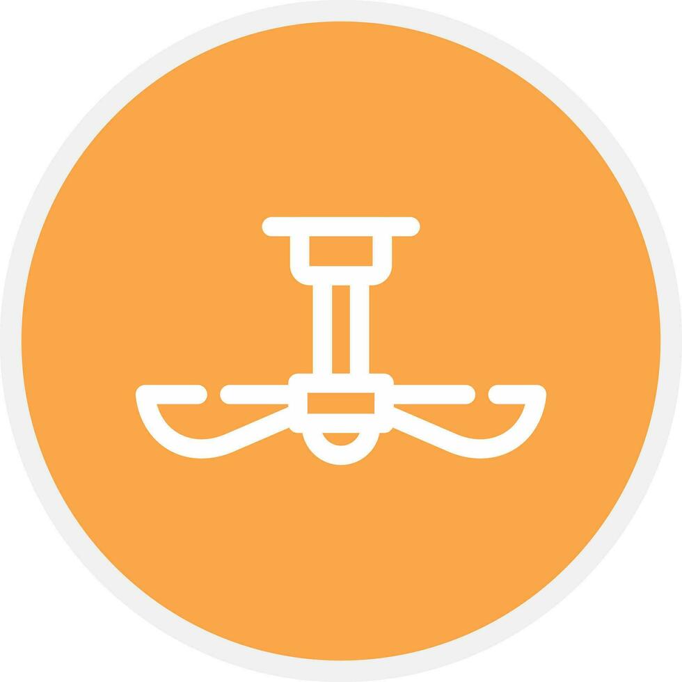 Ceiling Fan Creative Icon Design vector