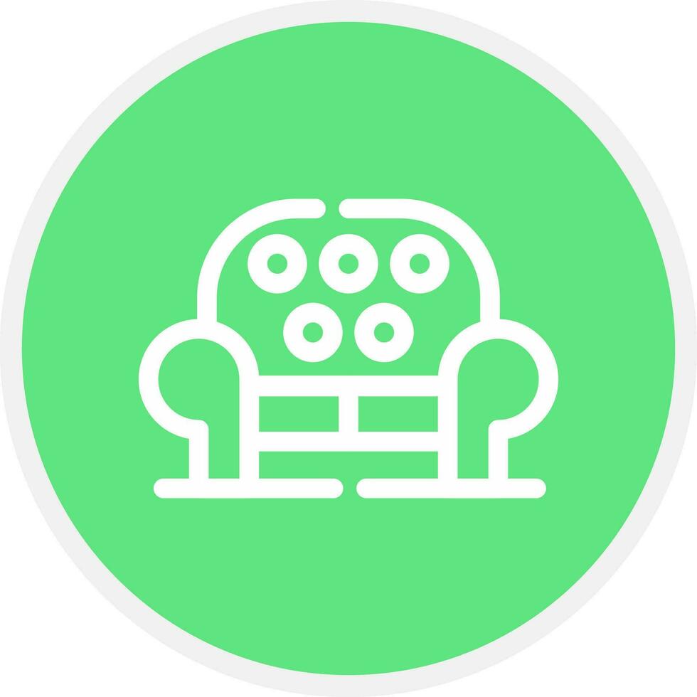 Sofa Creative Icon Design vector