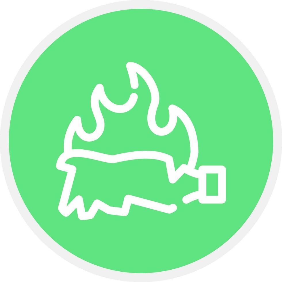 Burn Creative Icon Design vector