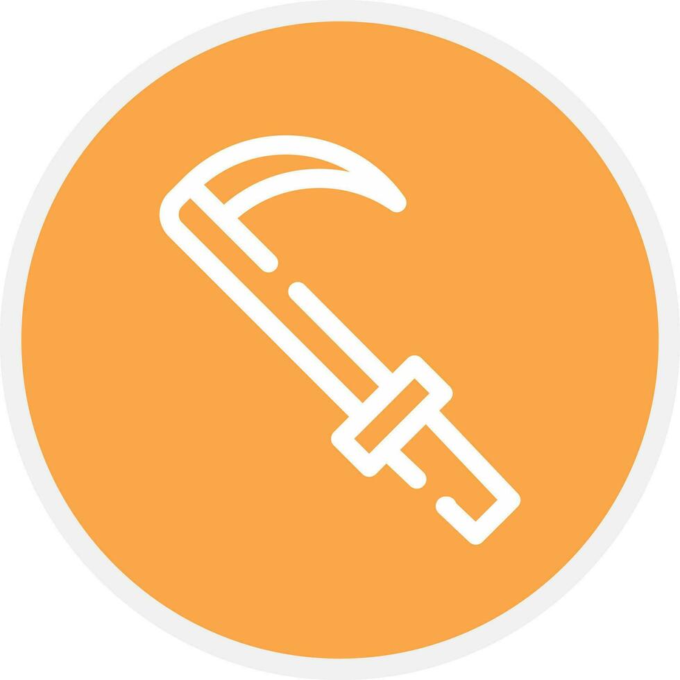 Scythe Creative Icon Design vector