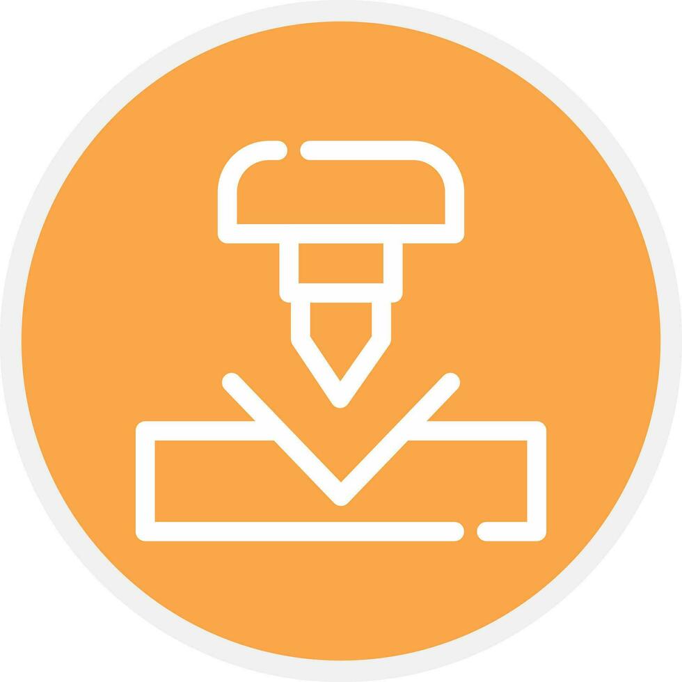 Bending Creative Icon Design vector
