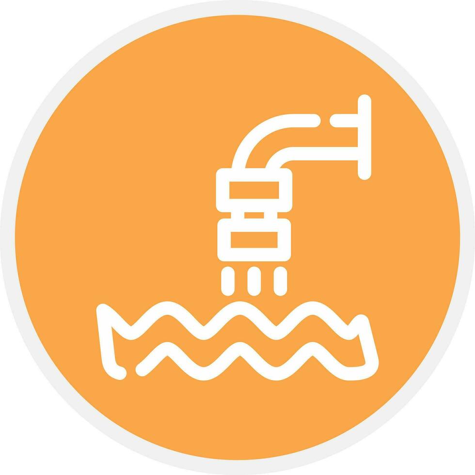 Waste Water Creative Icon Design vector