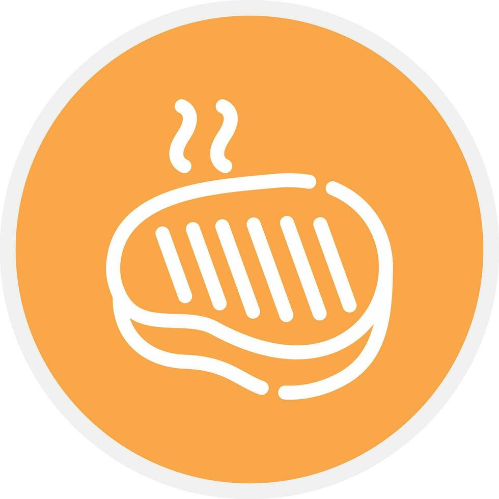 Steak Creative Icon Design vector