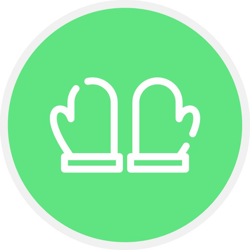Kitchen Glove Creative Icon Design vector