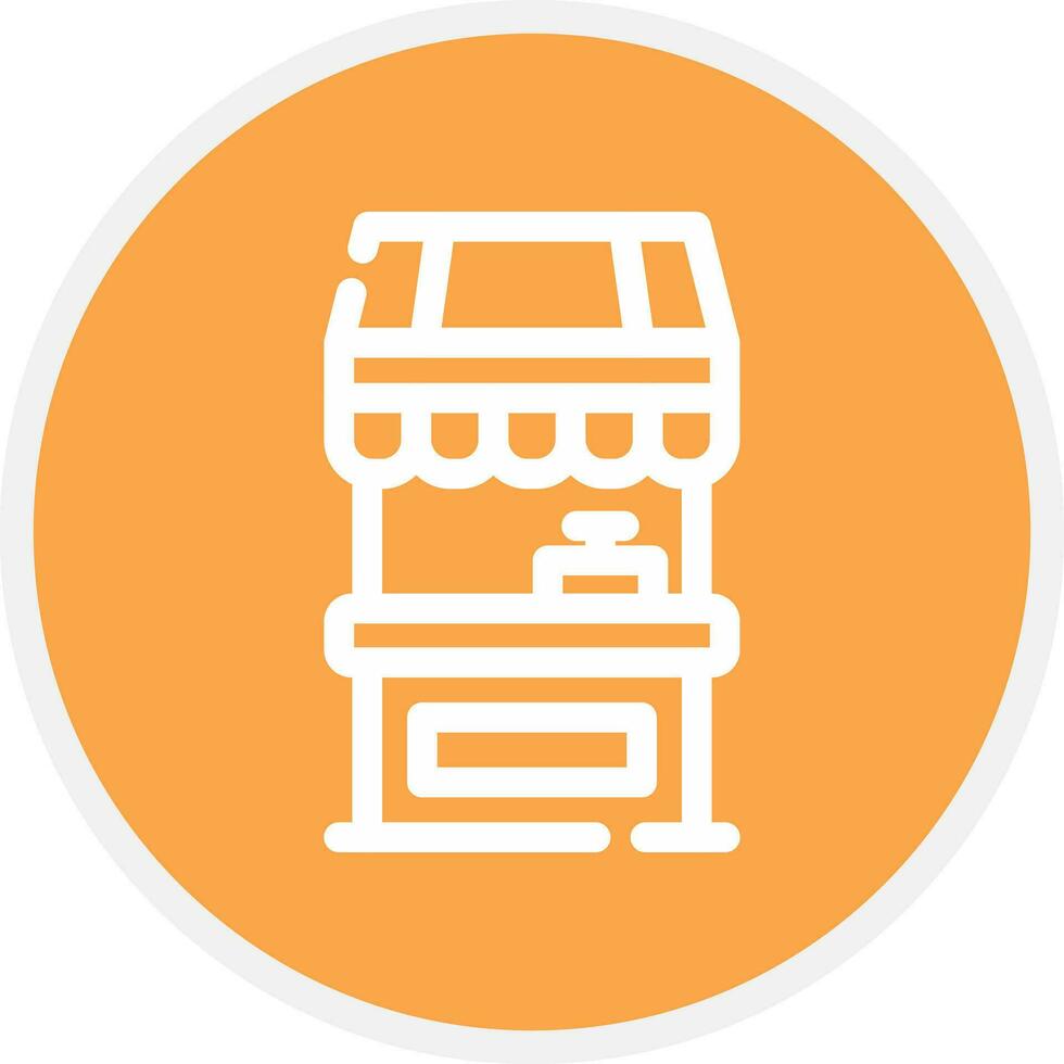 Food Stand Creative Icon Design vector