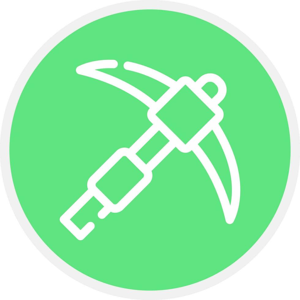 Pickaxe Creative Icon Design vector