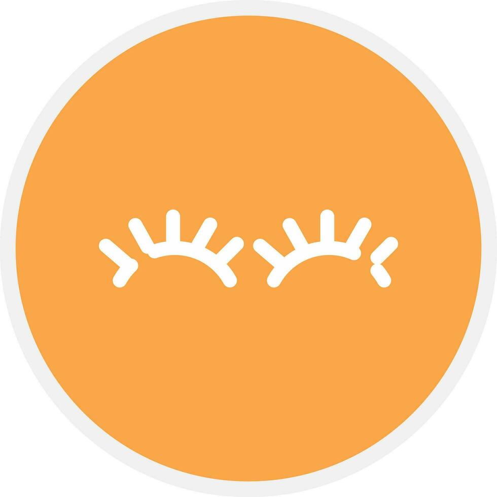 Eyelashes Creative Icon Design vector