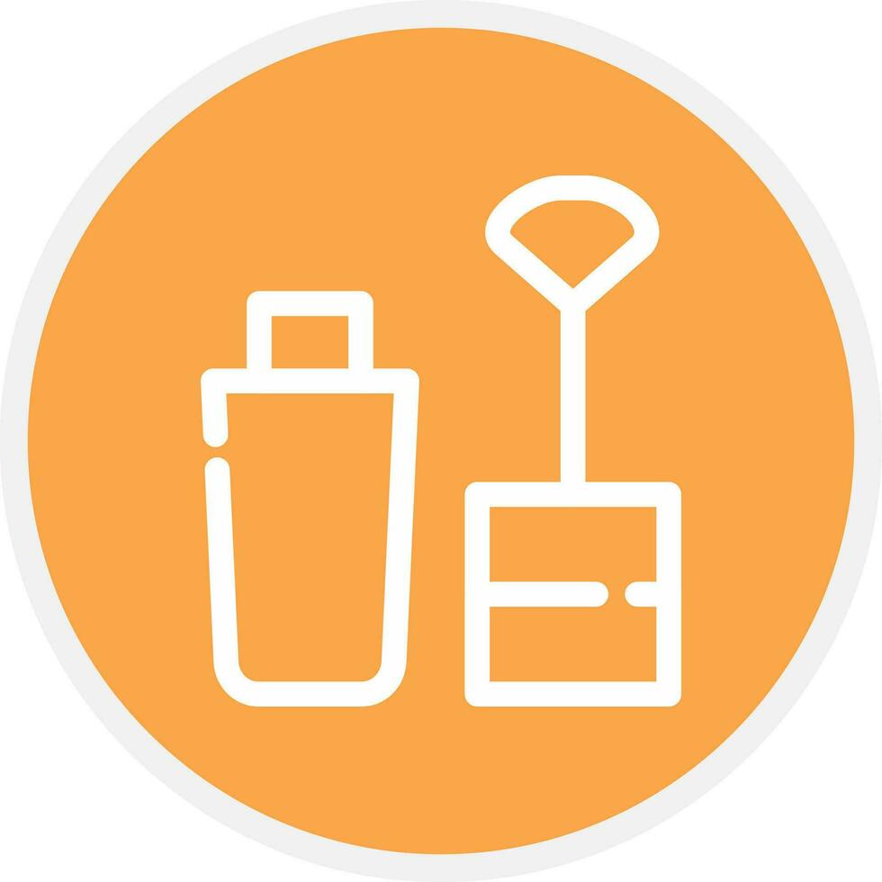 Nail Polish Creative Icon Design vector