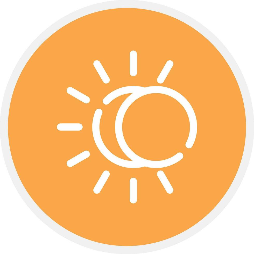 Eclipse Creative Icon Design vector