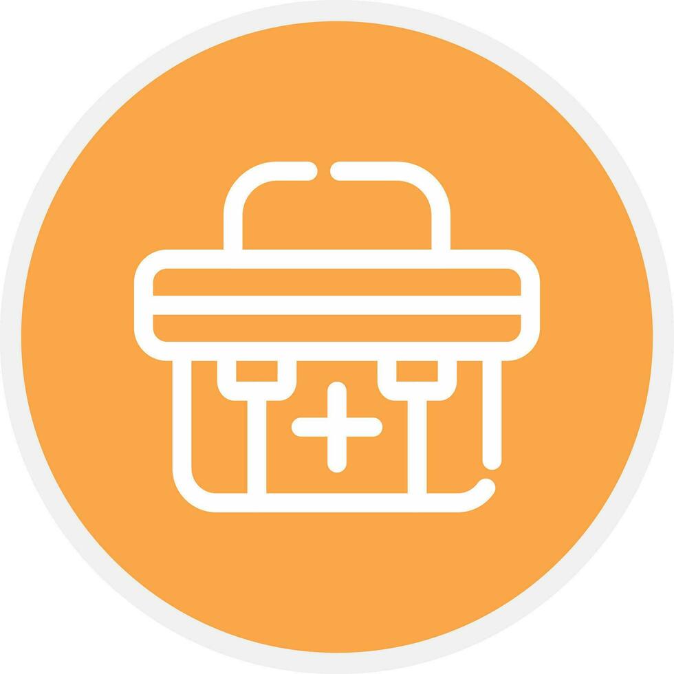 First Aid Kit Creative Icon Design vector