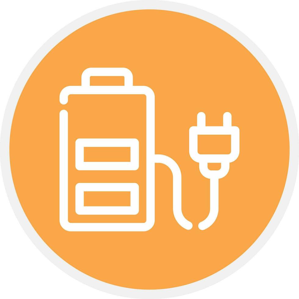 Charging Creative Icon Design vector