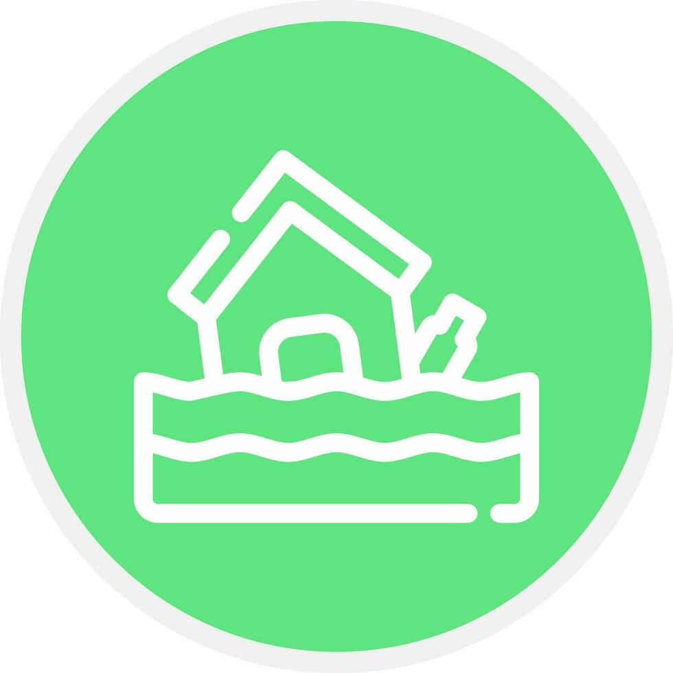 Flood Creative Icon Design vector