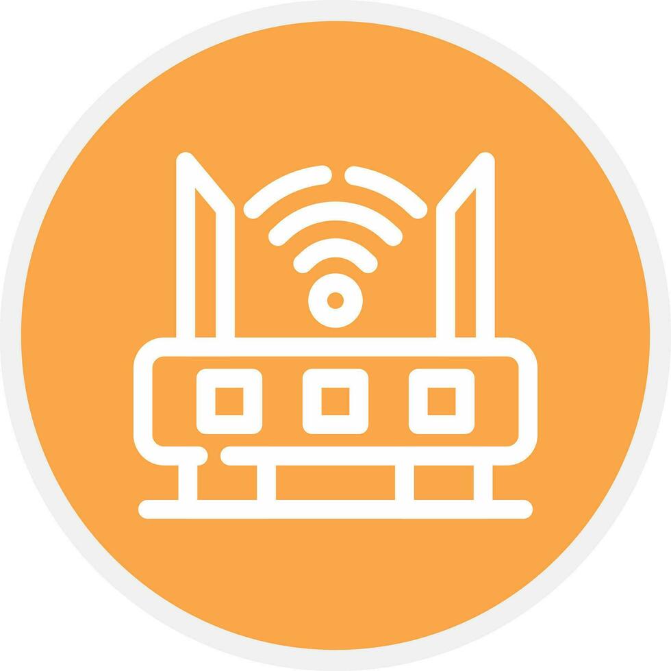Router Creative Icon Design vector
