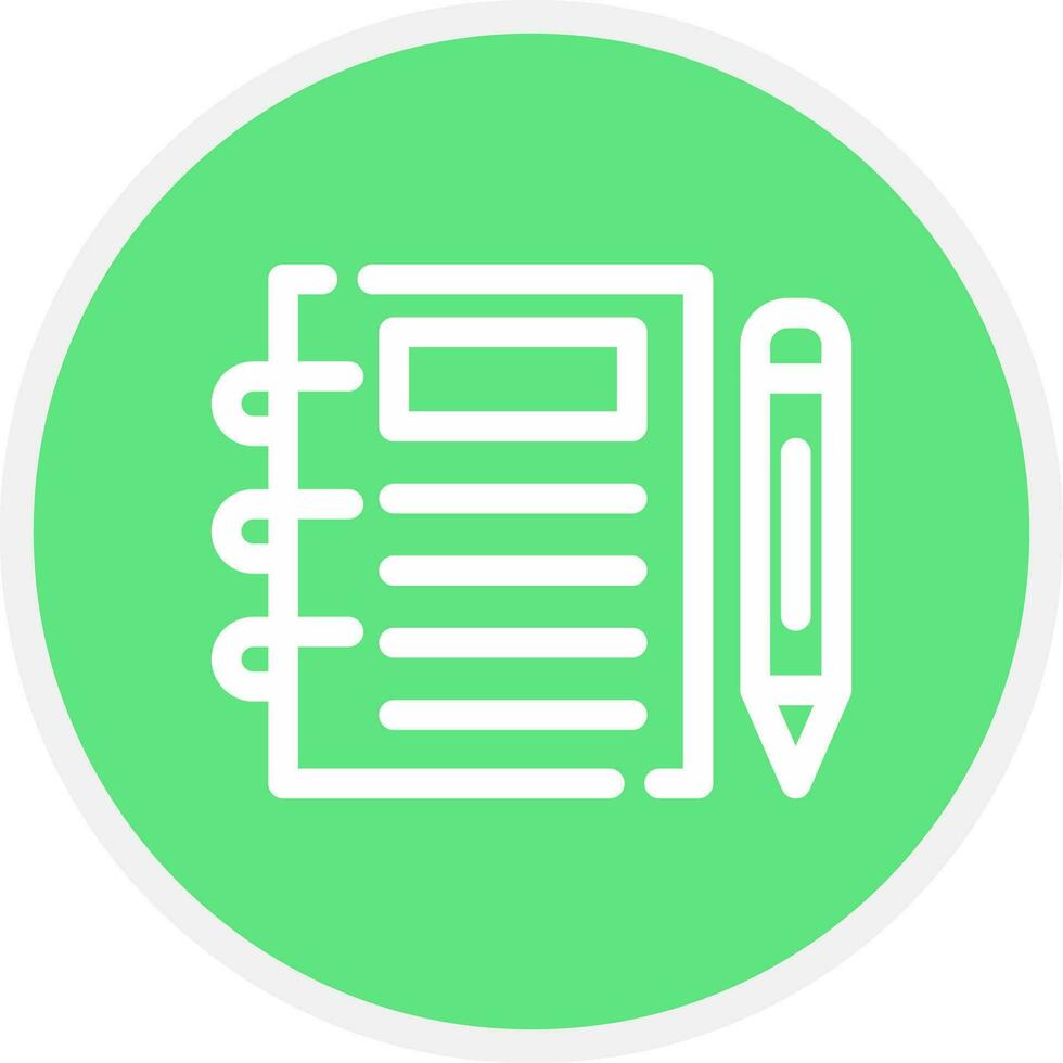 Notebook Creative Icon Design vector
