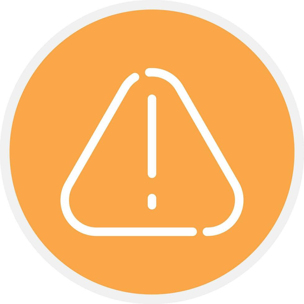 Warning Creative Icon Design vector