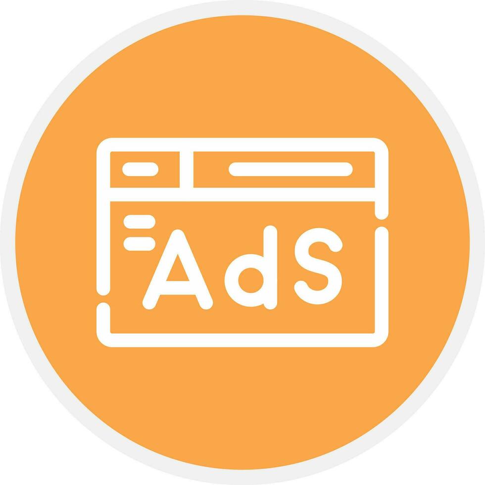 Advertising Creative Icon Design vector