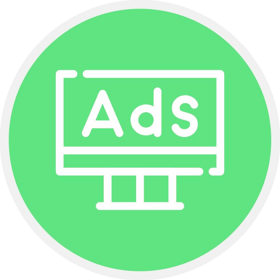 Advertising Creative Icon Design vector